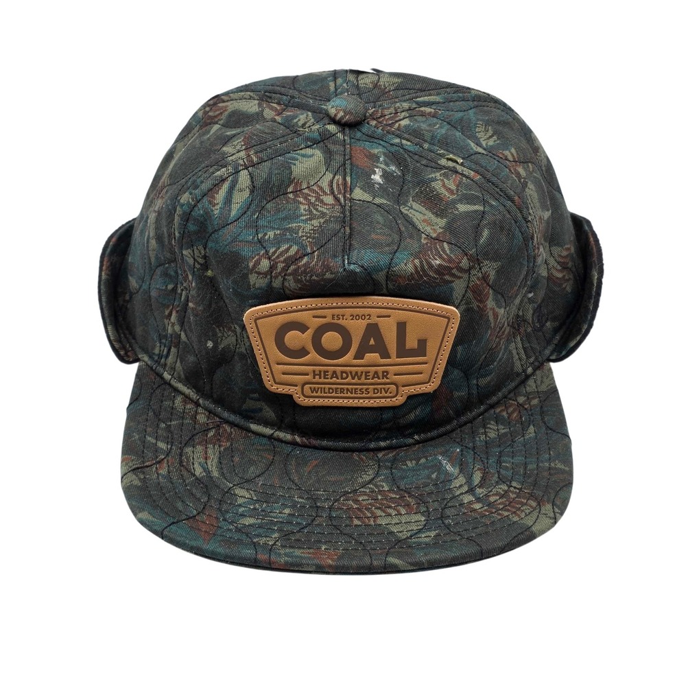 Coal Headwear The Cummins Quilted Camo Fleece Earflap Trapper Hat Cap OSFM NWT